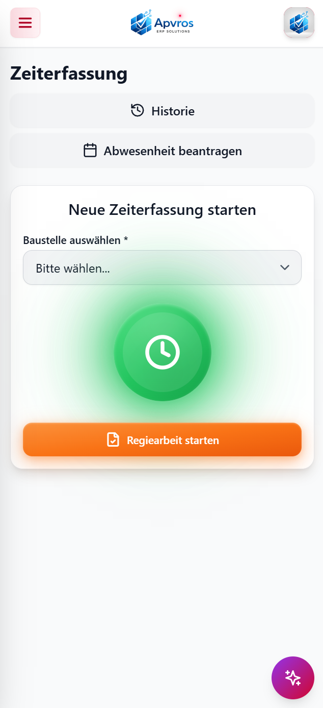 Mobile Zeiterfassung